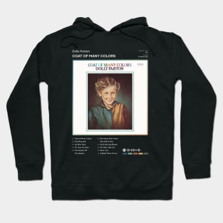 Dolly Parton - Coat Of Many Colors Tracklist Album Hoodie